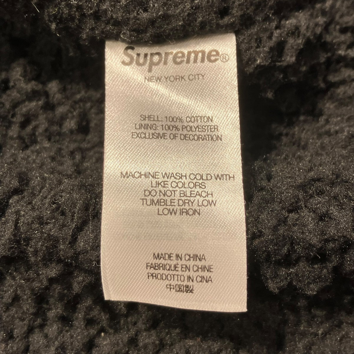 22AWShearling Lined Flannel Shirtボアシャツジャケット