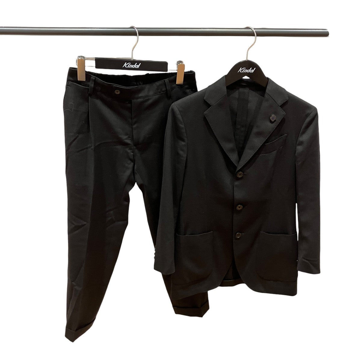 LARDINI(ラルディーニ) ウール ポリエステル ストレッチ パッカブル 3B