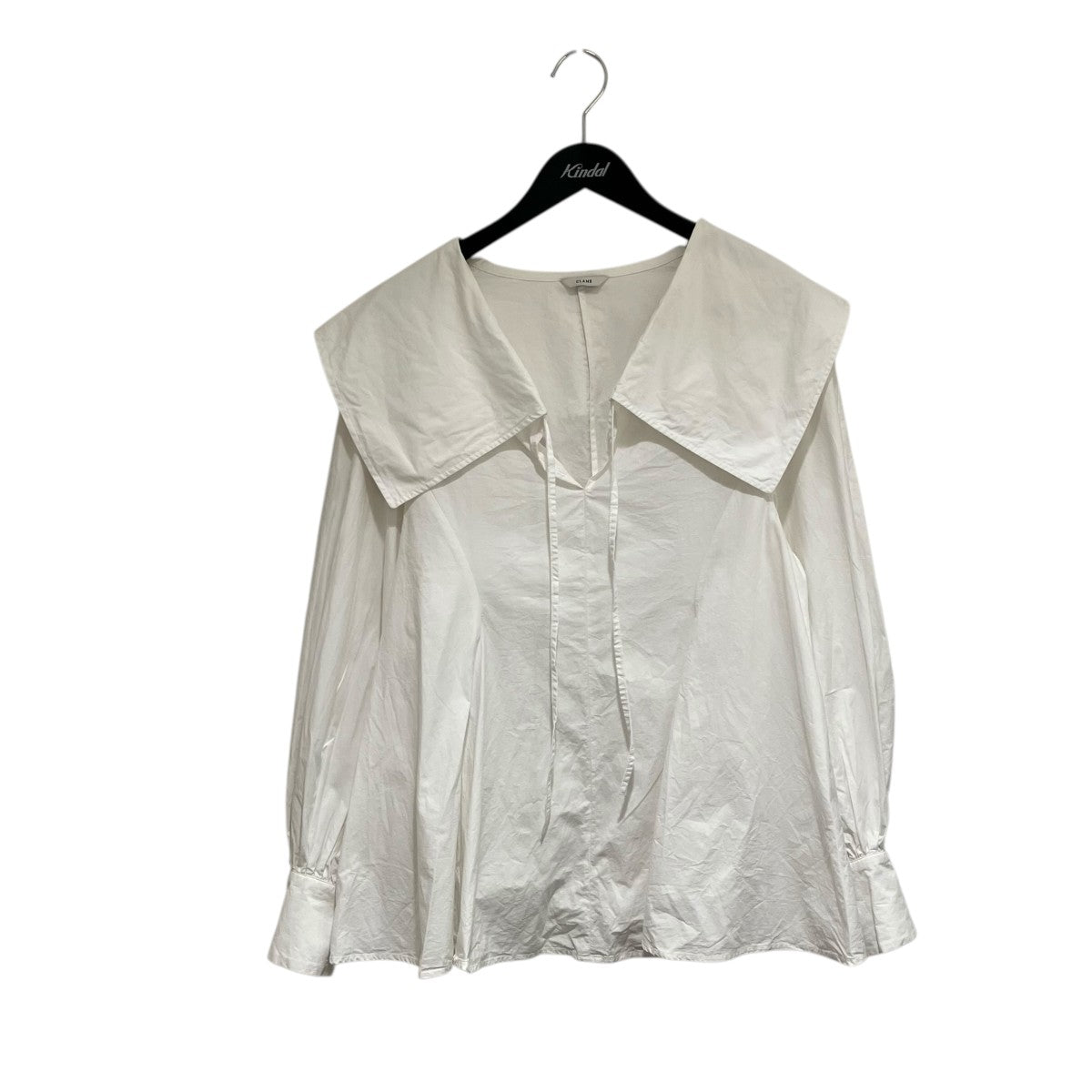CLANE(クラネ) BIG COLLAR DRAWSTRING BLOUSEブラウス18122-4012 18122
