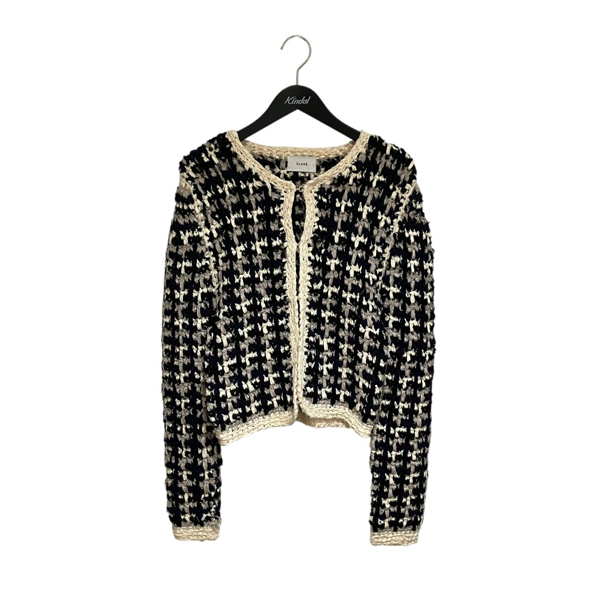 CLANE(クラネ) VINTAGE TAPE HAND KNIT CARDIGANカーディガン16106