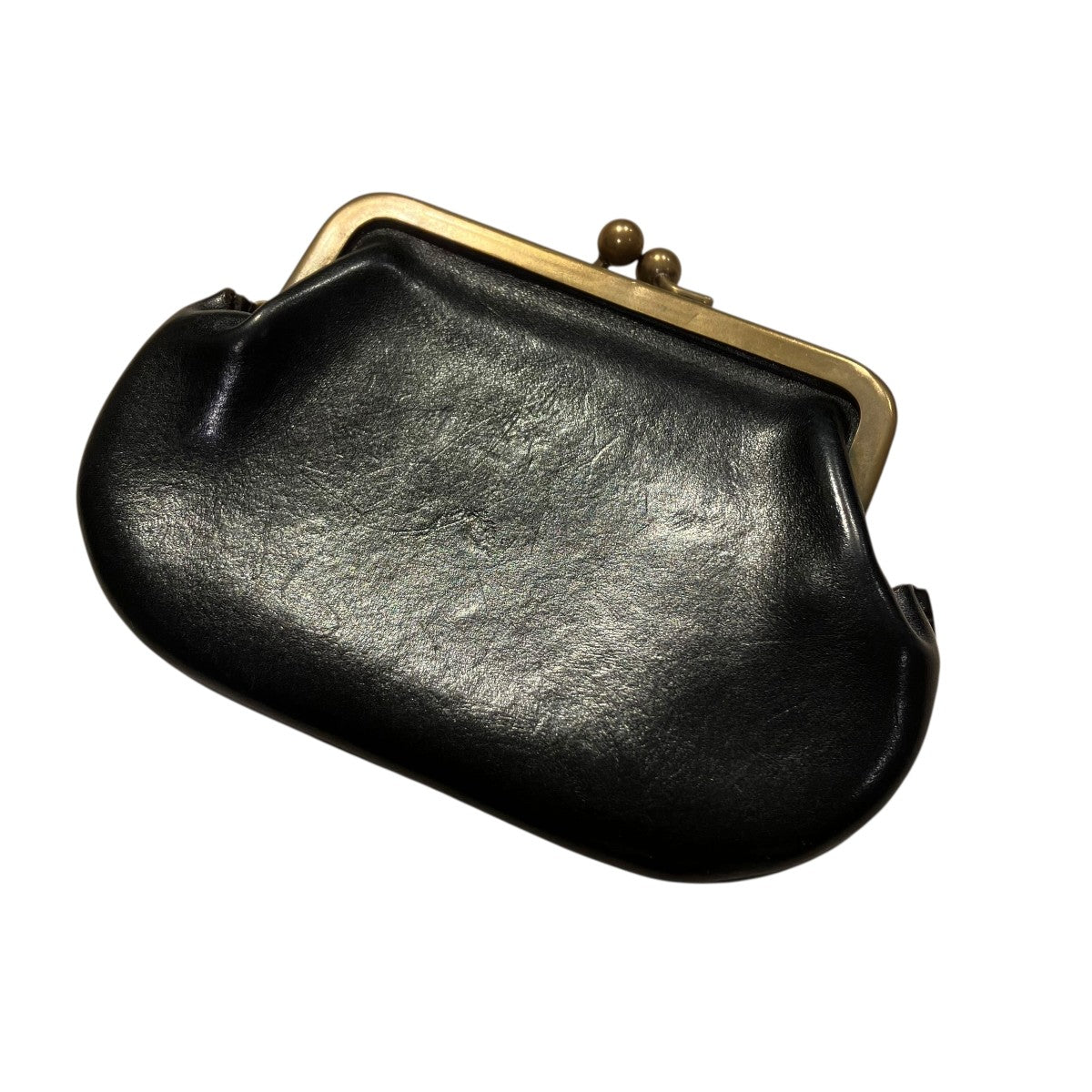 N25(エヌニジュウゴ) がま口財布 Mサイズ財布 ブラック サイズ 記載