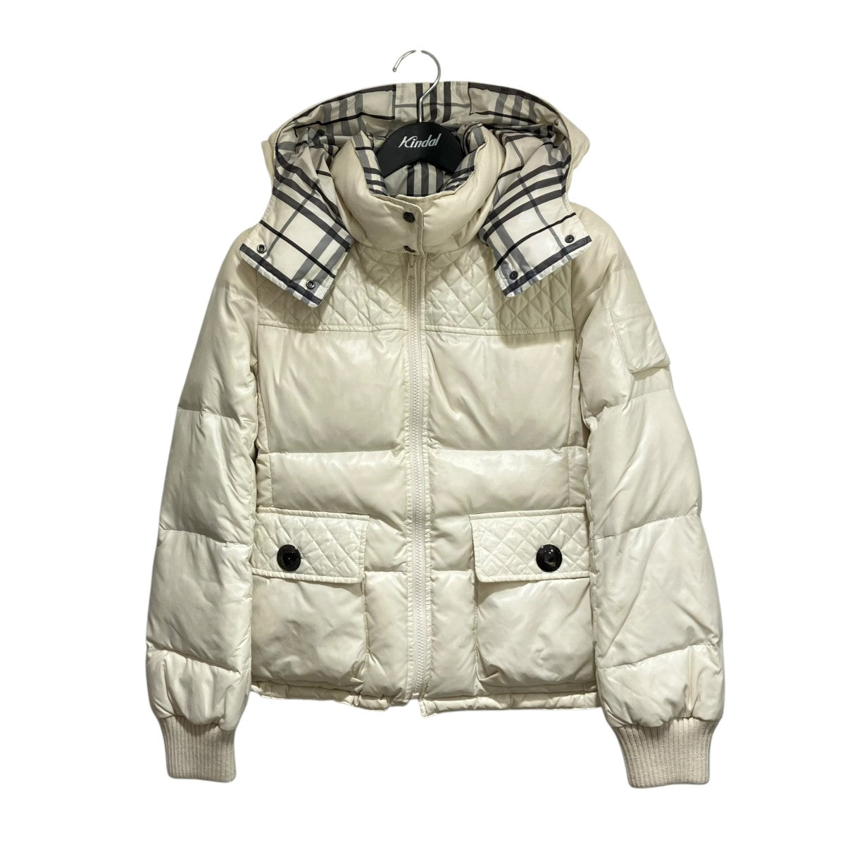 BURBERRY BLUE LABEL ダウンベスト 38 ホワイト BURBERRY BLUE LABEL ダウンベスト 38 ホワイト BURBERRY BLUE