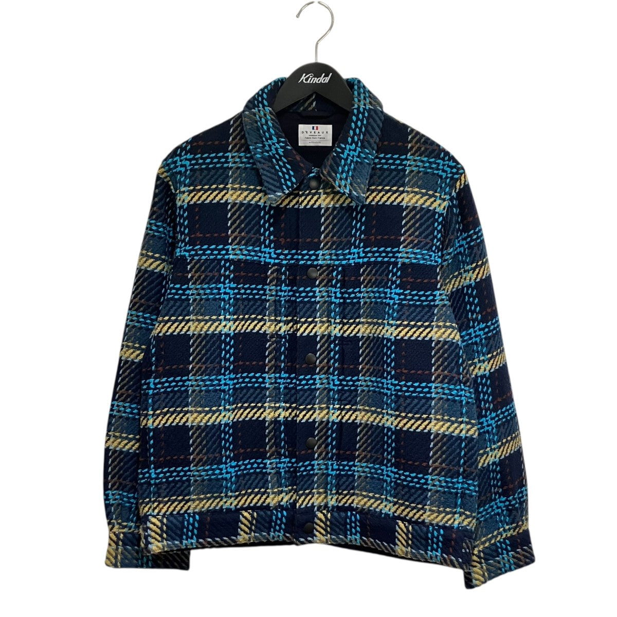 DEVEAUX バスケットチェックトラッカージャケットアウター24-011-300-1003-3-0