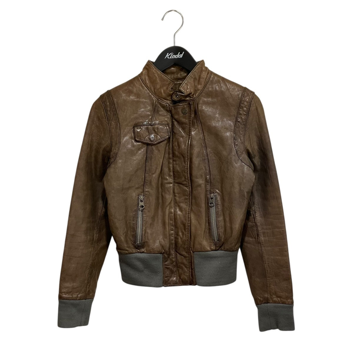 ARMANI JEANS(アルマーニジーンズ) 羊皮レザージャケットB06CS B06CS