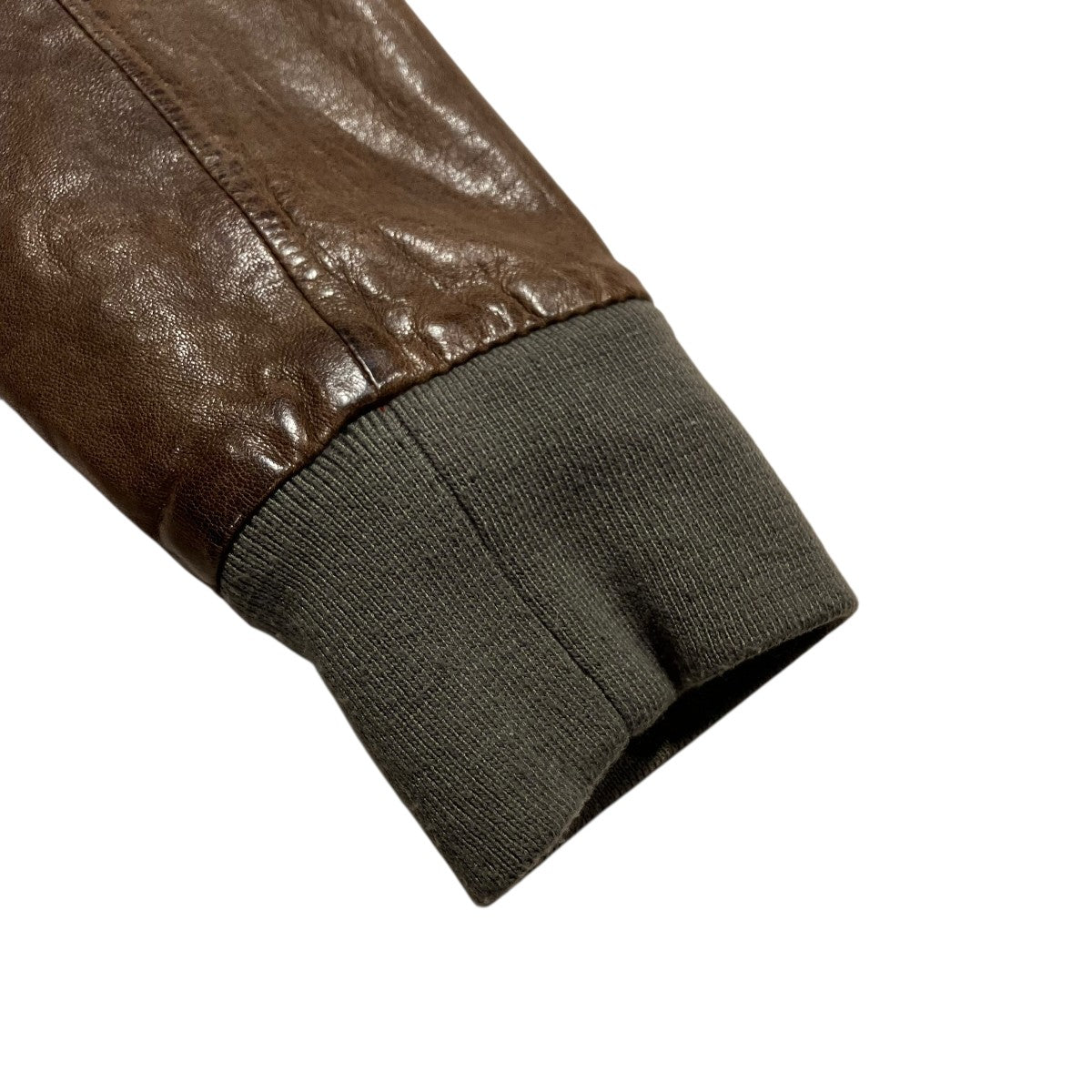 ARMANI JEANS 羊皮レザージャケットB06CS 古着・中古-4枚目のアイテム画像