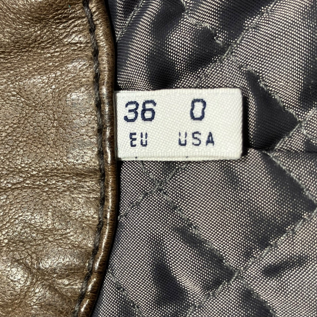 ARMANI JEANS 羊皮レザージャケットB06CS 古着・中古-6枚目のアイテム画像