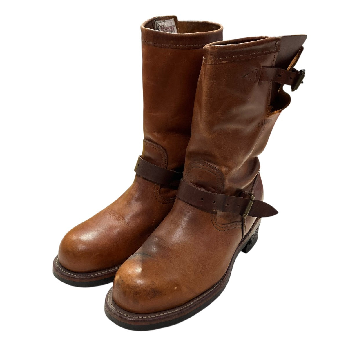 11インチエンジニアブーツ TAN RENEGADEエンジニアブーツ91066