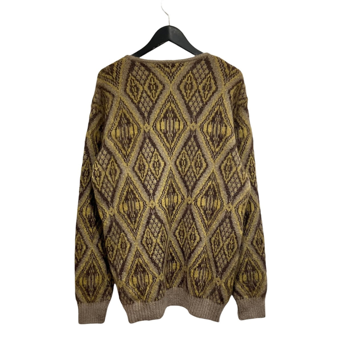 Mohair Cardigan-GEOMETRIC厚手カーディガンJ0255