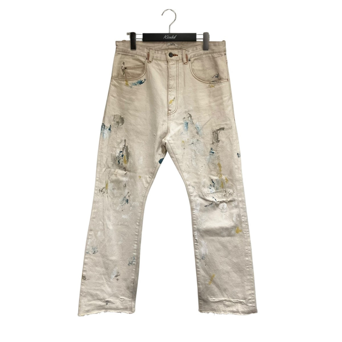 24SSKAMATA DENIM TROUSERS TYPE01 PAINT VINTAGEデニムパンツ24S-031809