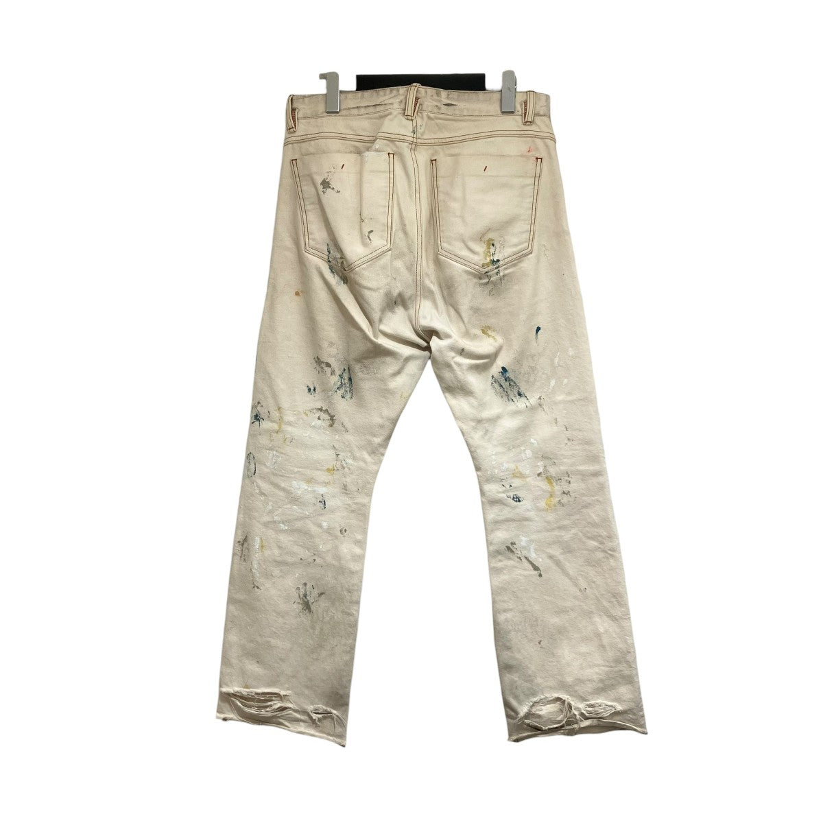 24SSKAMATA DENIM TROUSERS TYPE01 PAINT VINTAGEデニムパンツ24S-031809