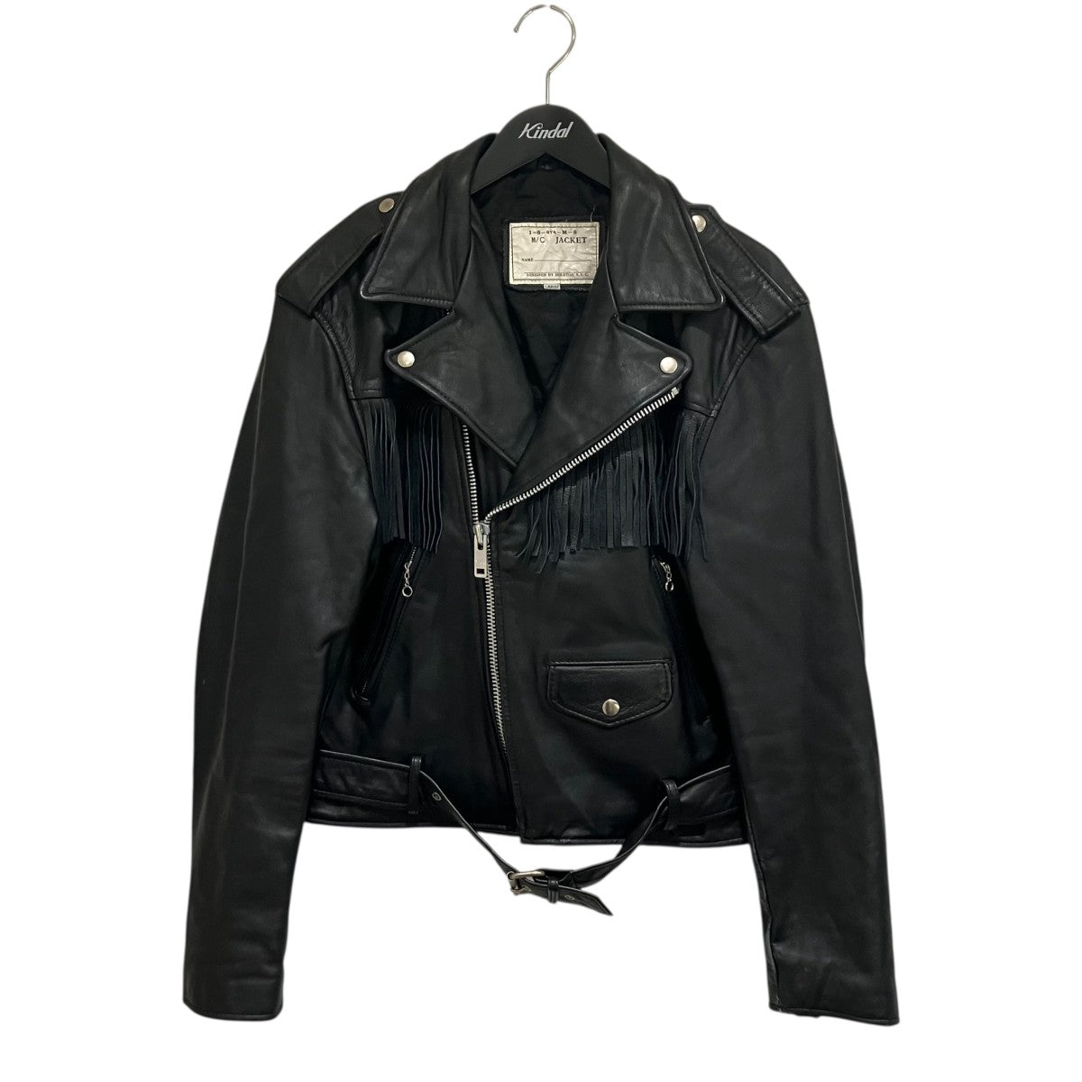 フリンジダブルライダースジャケット