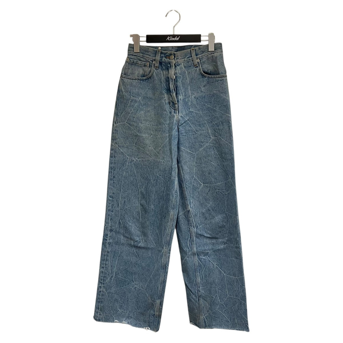 マーブルデニムデニムパンツ222-012404