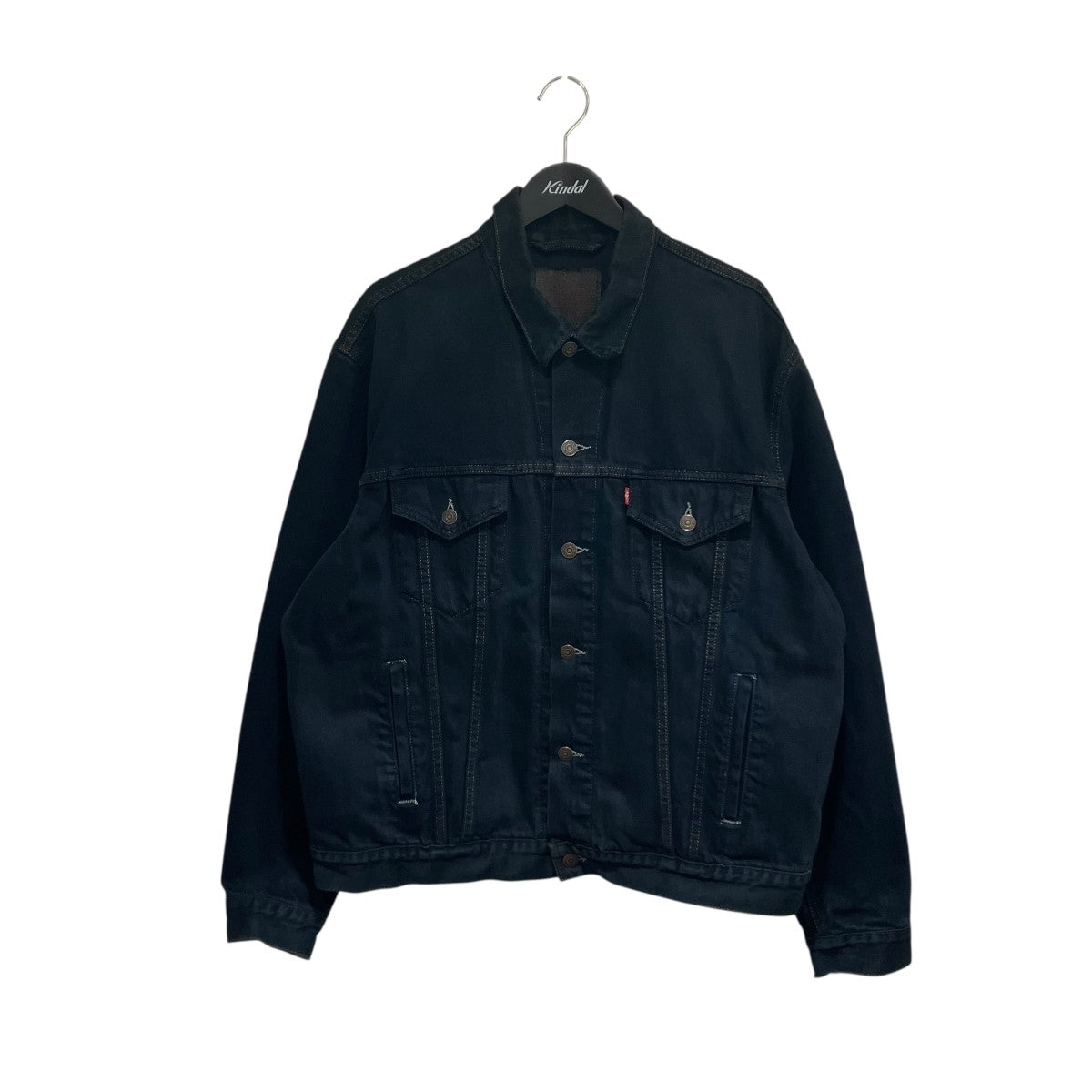 90s Levi’s 70503 ブラック デニムジャケット ユーロリーバイス 90s Levi'sリーバイス 70503 先染め ブラック デニムジャケット 4