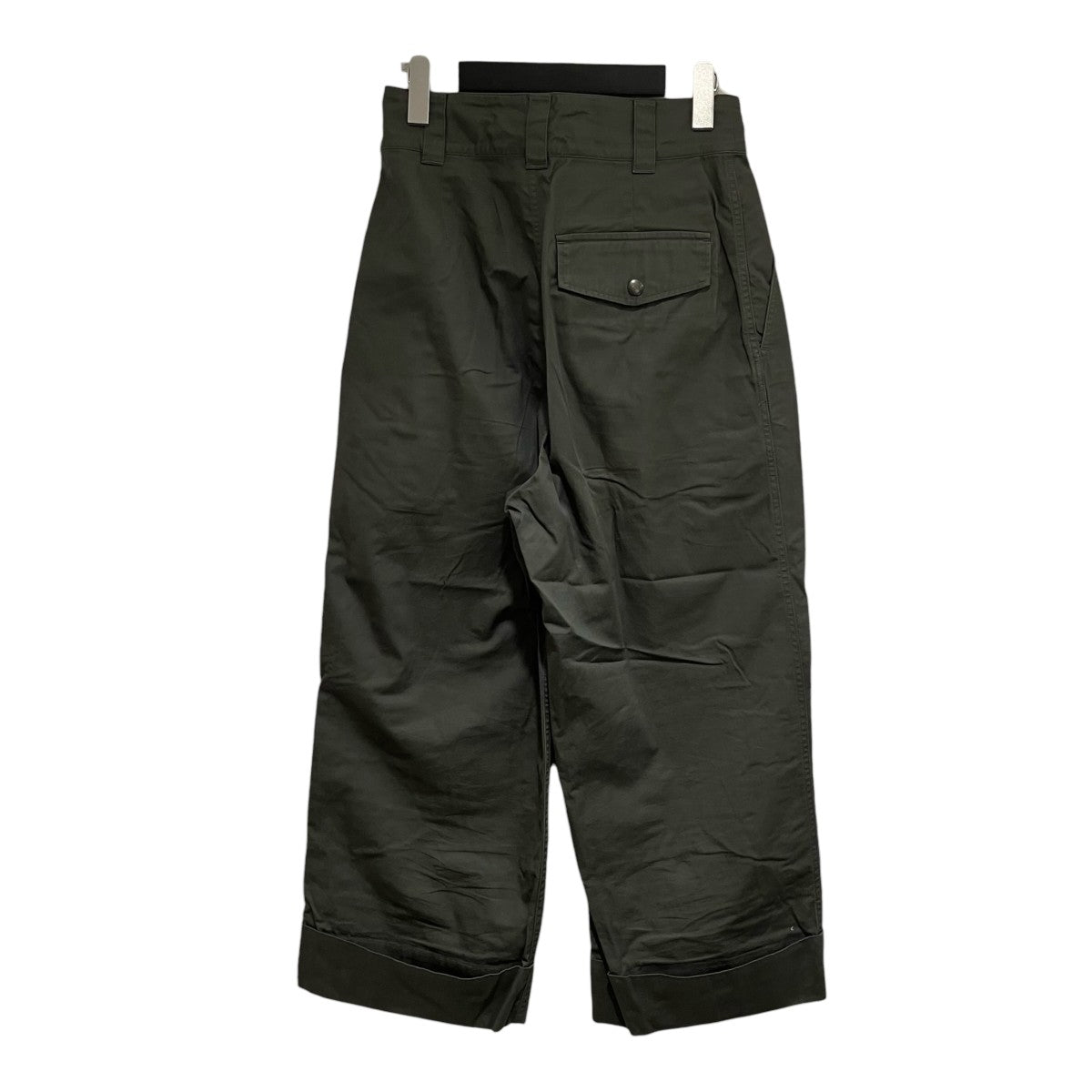 24AWSOFT DENSE COTTON2タックパンツ595-4240500