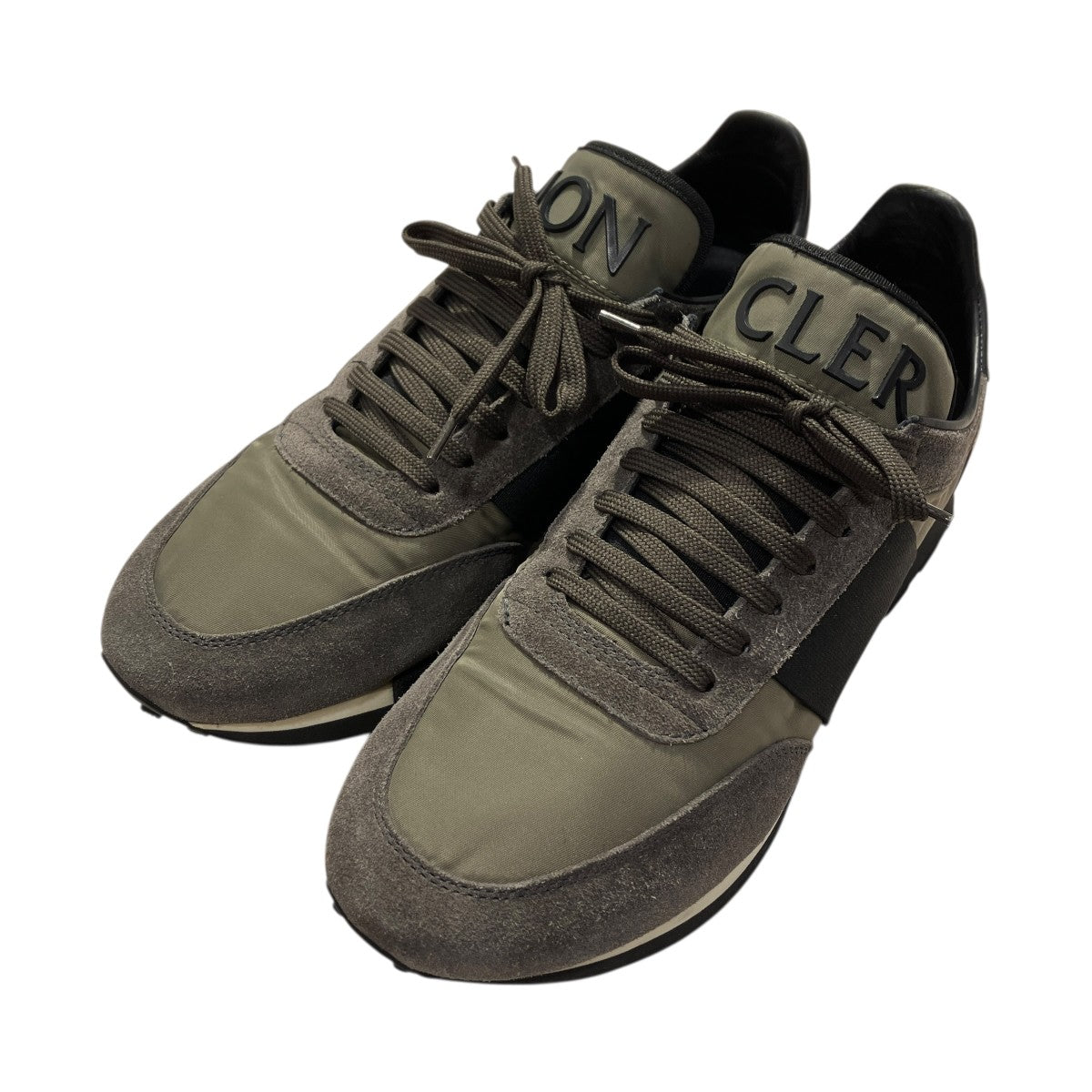 arodモンクレール　メンズシューズ42 MONCLER(モンクレール) スニーカー カーキ サイズ 42｜【公式