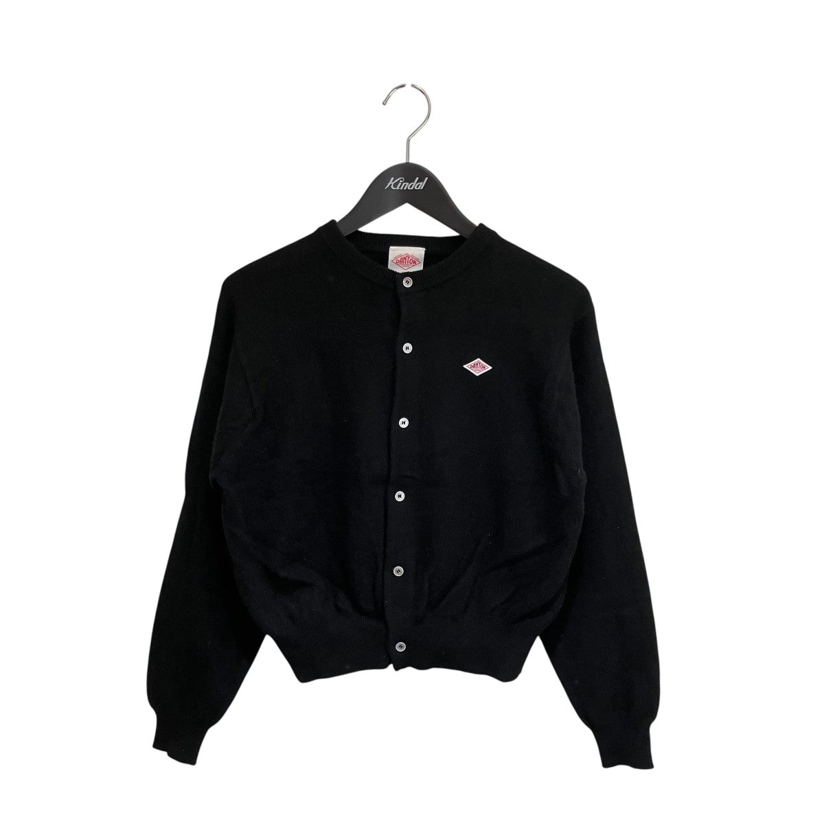 DANTON(ダントン) ワッペンクルーネックカーディガンUH22-113-02 DT
