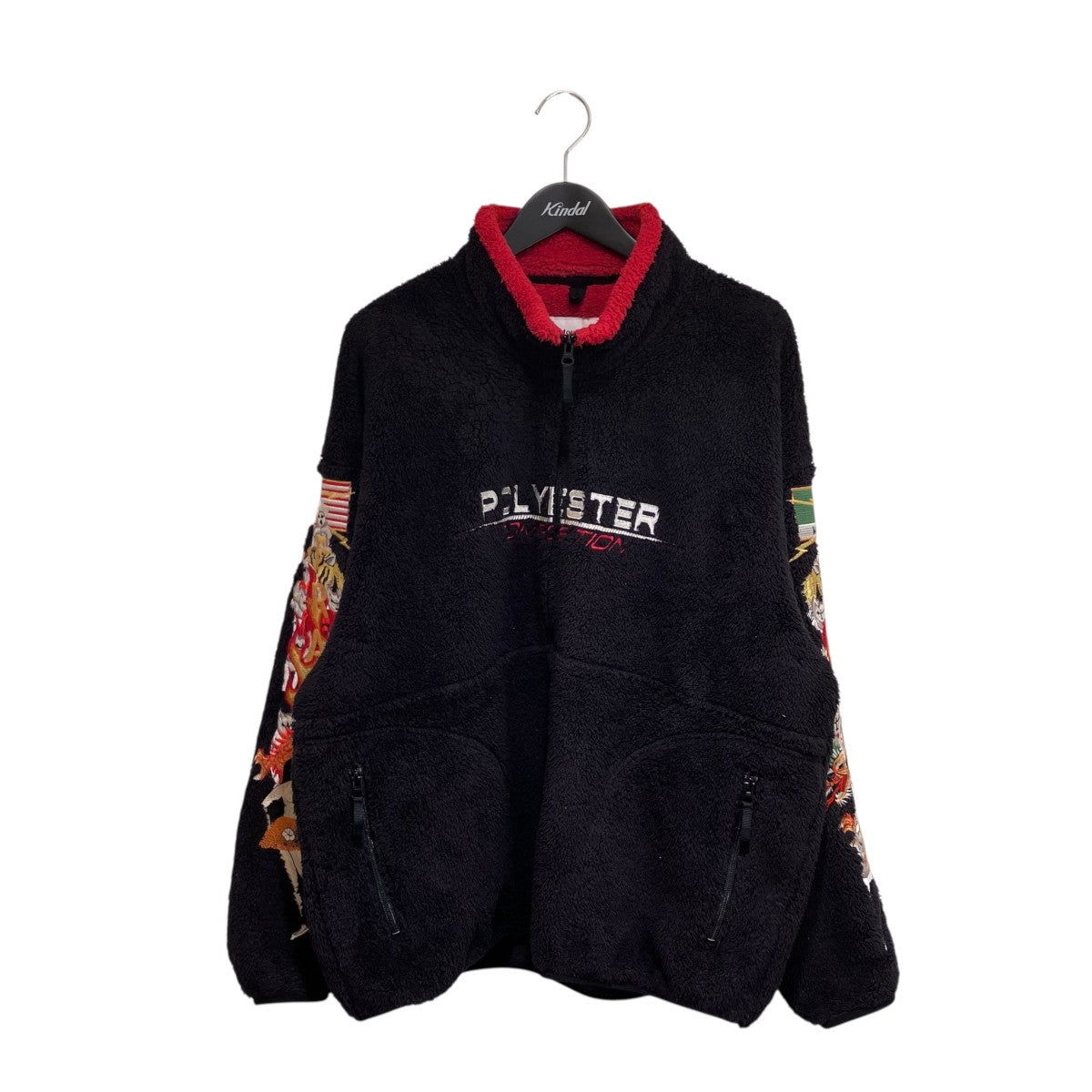 POLYESTER FLEECE HALF-ZIP PULLOVERハーフジップスウェット18AW23SH54