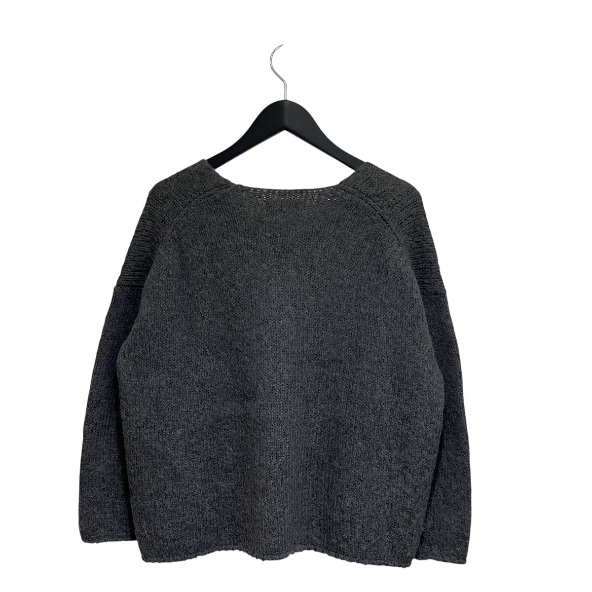 alpaca wool v neck pulloverニットE213K155