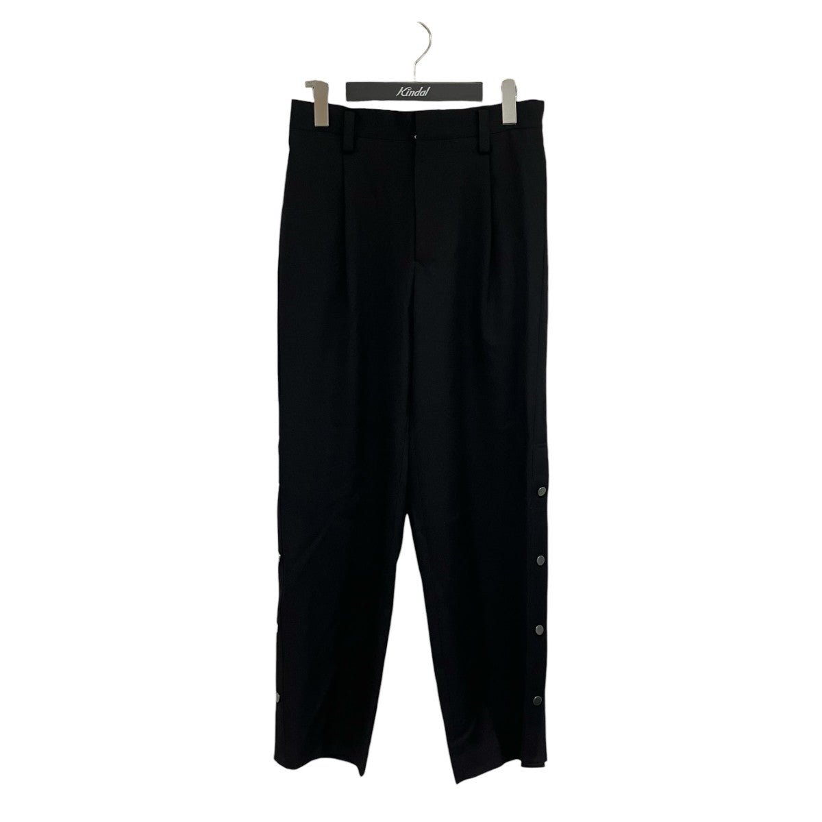 UJOH(ウジョー) 25AWBUTTON SLIT PNT - BLACKパンツM743-P51-103 M743