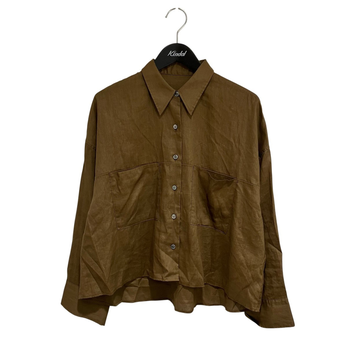 Plage(プラージュ) 25SSRAMIE LYOCELL CROPPEDシャツ長袖シャツ25-050