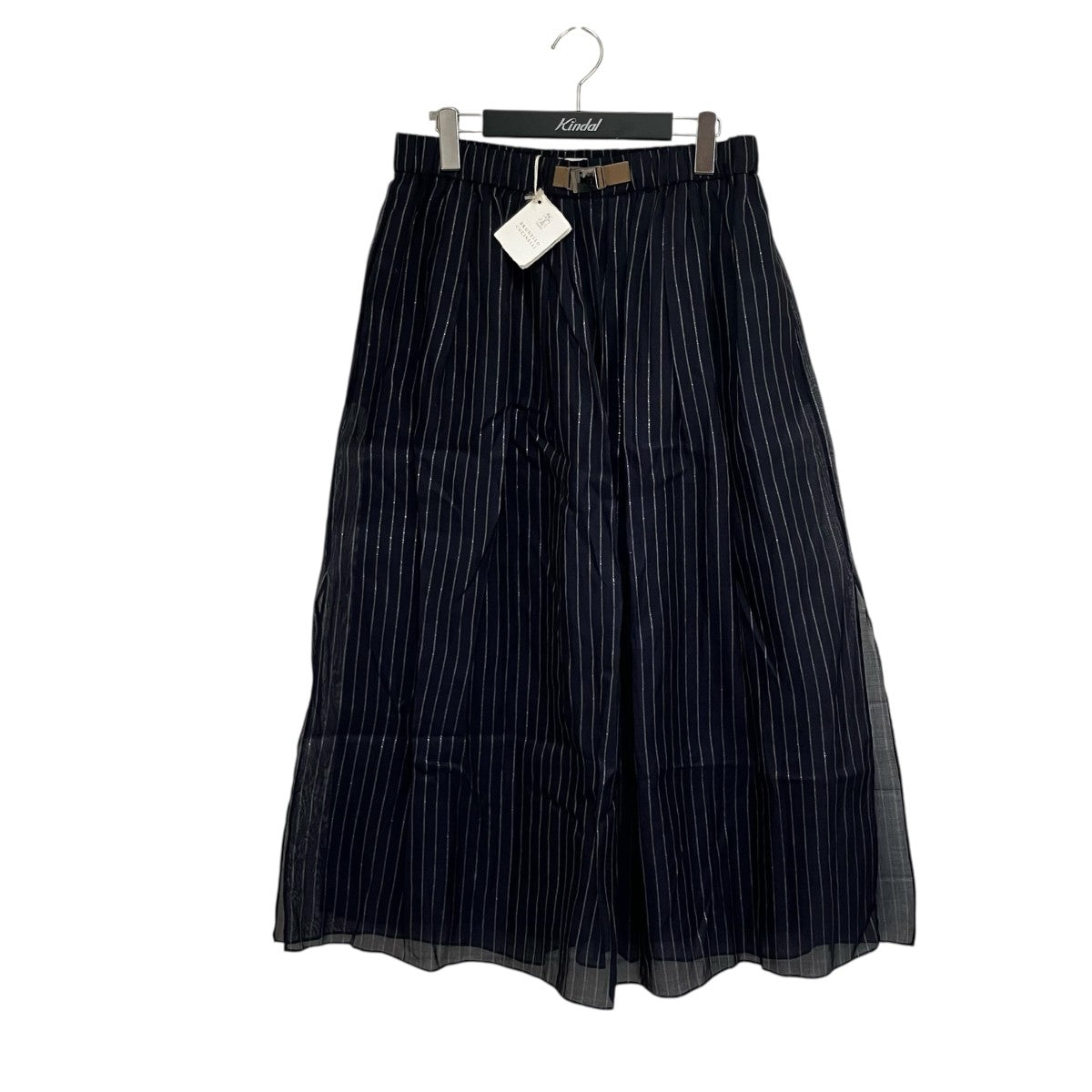 BRUNELLO CUCINELLI(ブルネ・クチネリ) スカート ネイビー サイズ 42 BRUNELLO CUCINELLI(ブルネ・クチネリ) スカート ネイビー サイズ 42