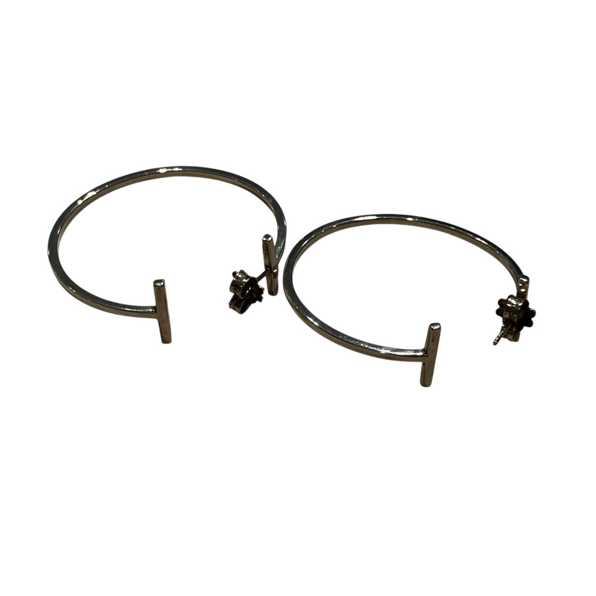 Tiffany ＆ Co．(ティファニー) Tワイヤーフープピアス シルバー