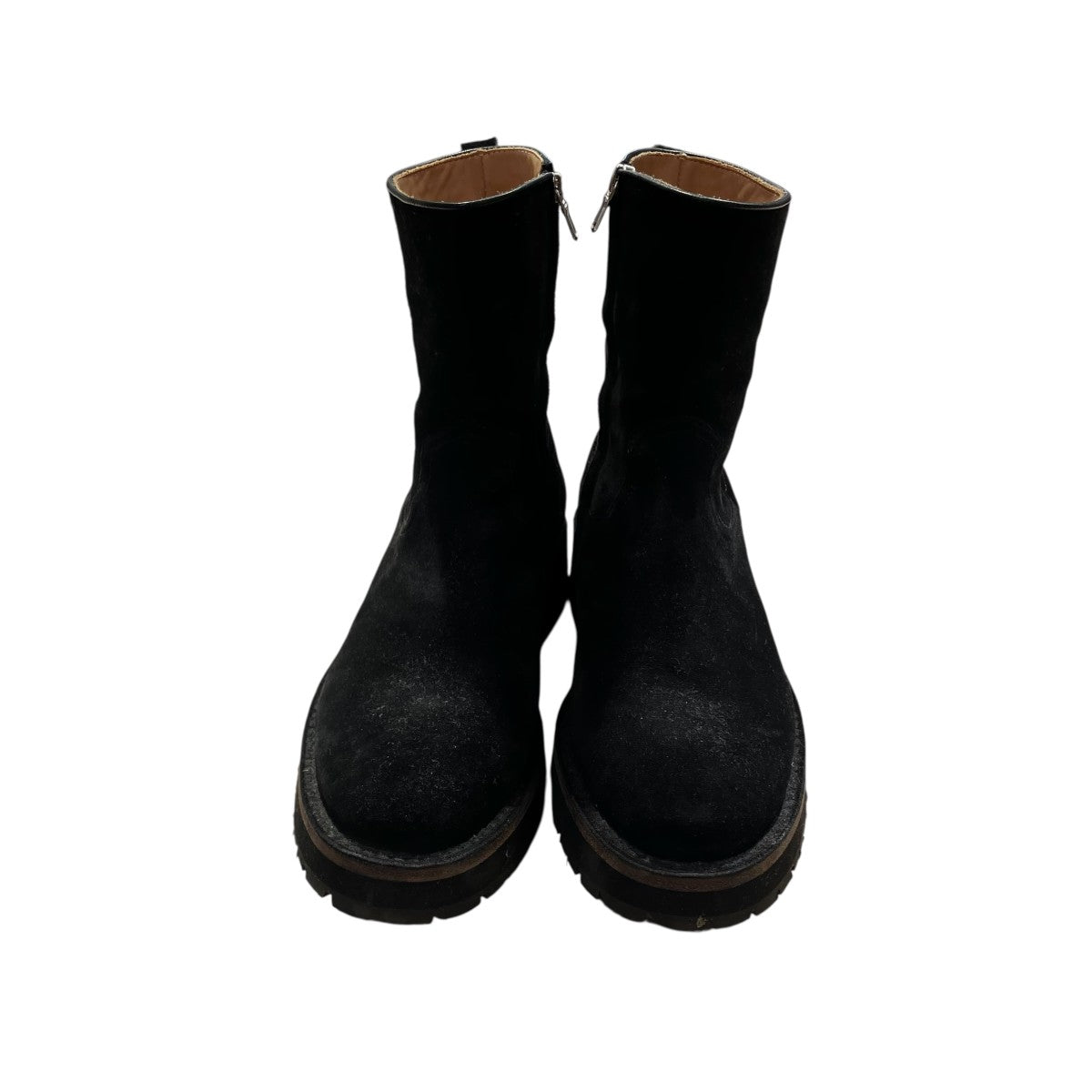 Suede Leather Side Zipper Bootsブーツ163