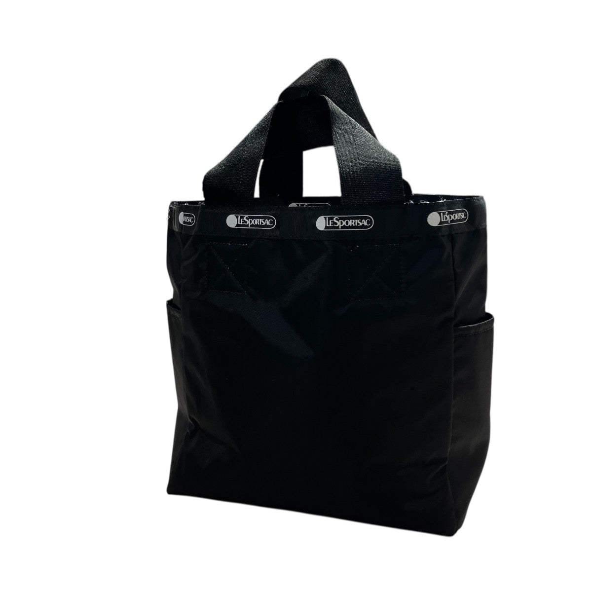 LeSportsac×Adam et Rope LG REVERSIBLE TOTEハンドバッグ シルバー