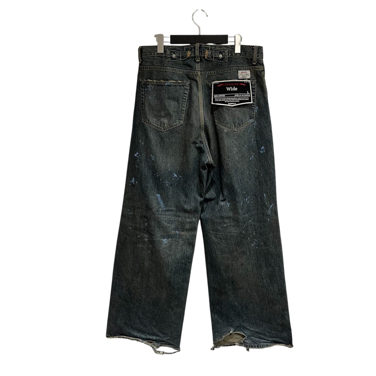 26SSPaint Denim Wide Pantsデニムパンツ26SS D8