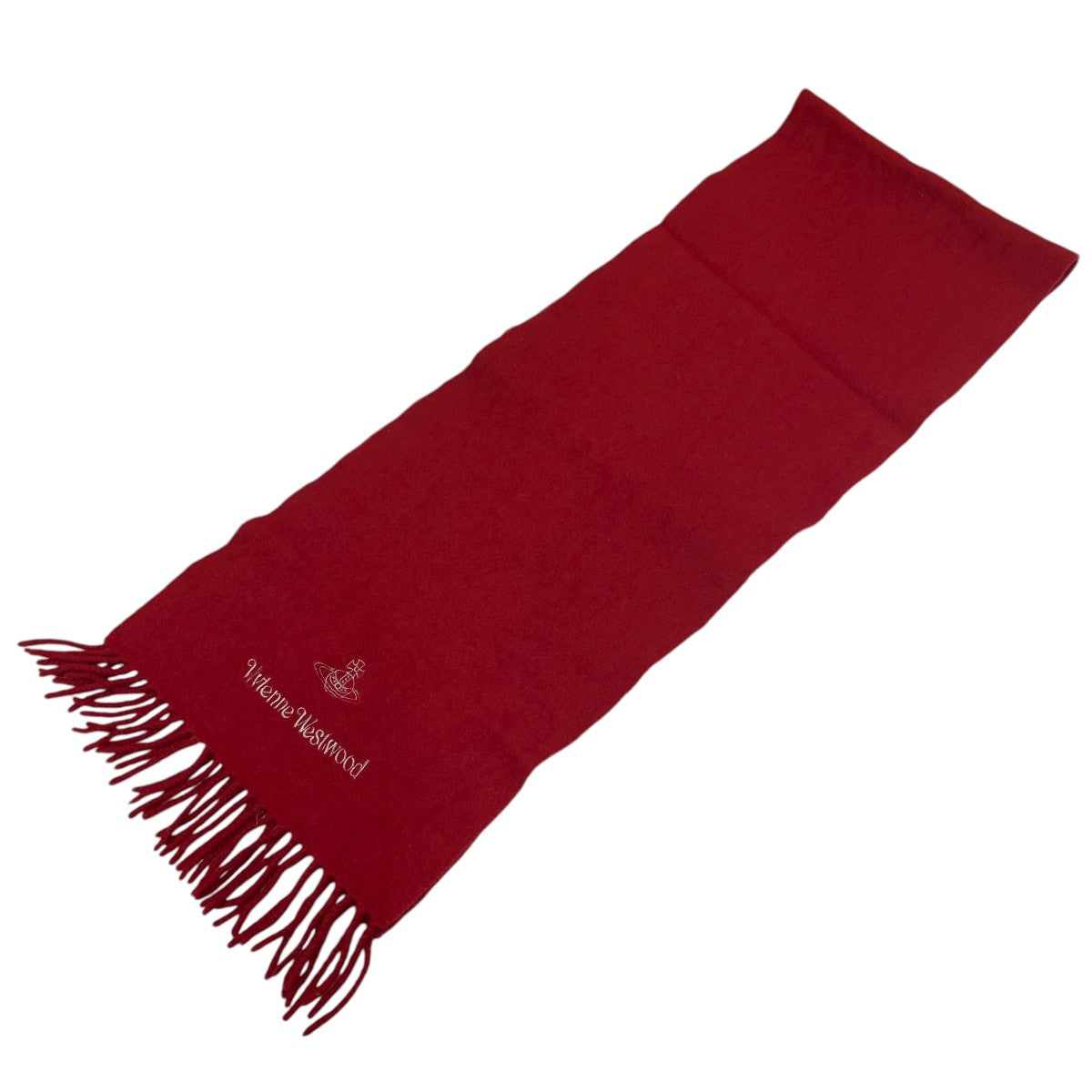 Vivienne Westwood(ヴィヴィアンウエストウッド) ロゴマフラー レッド