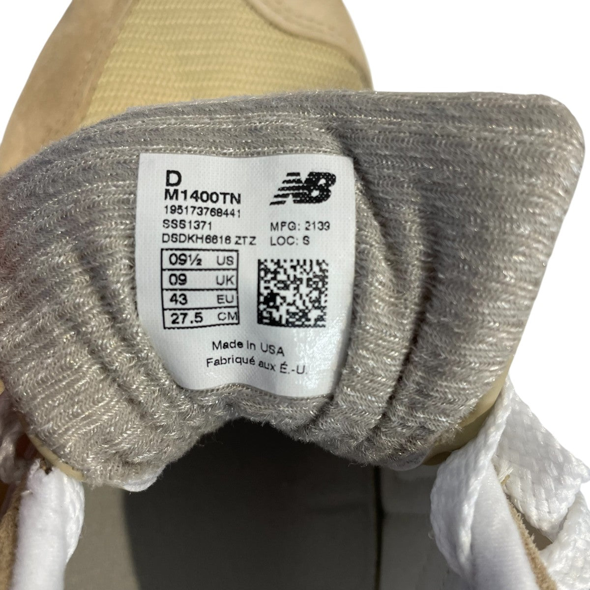 NEW BALANCE M1400TNスニーカー 古着・中古-7枚目のアイテム画像