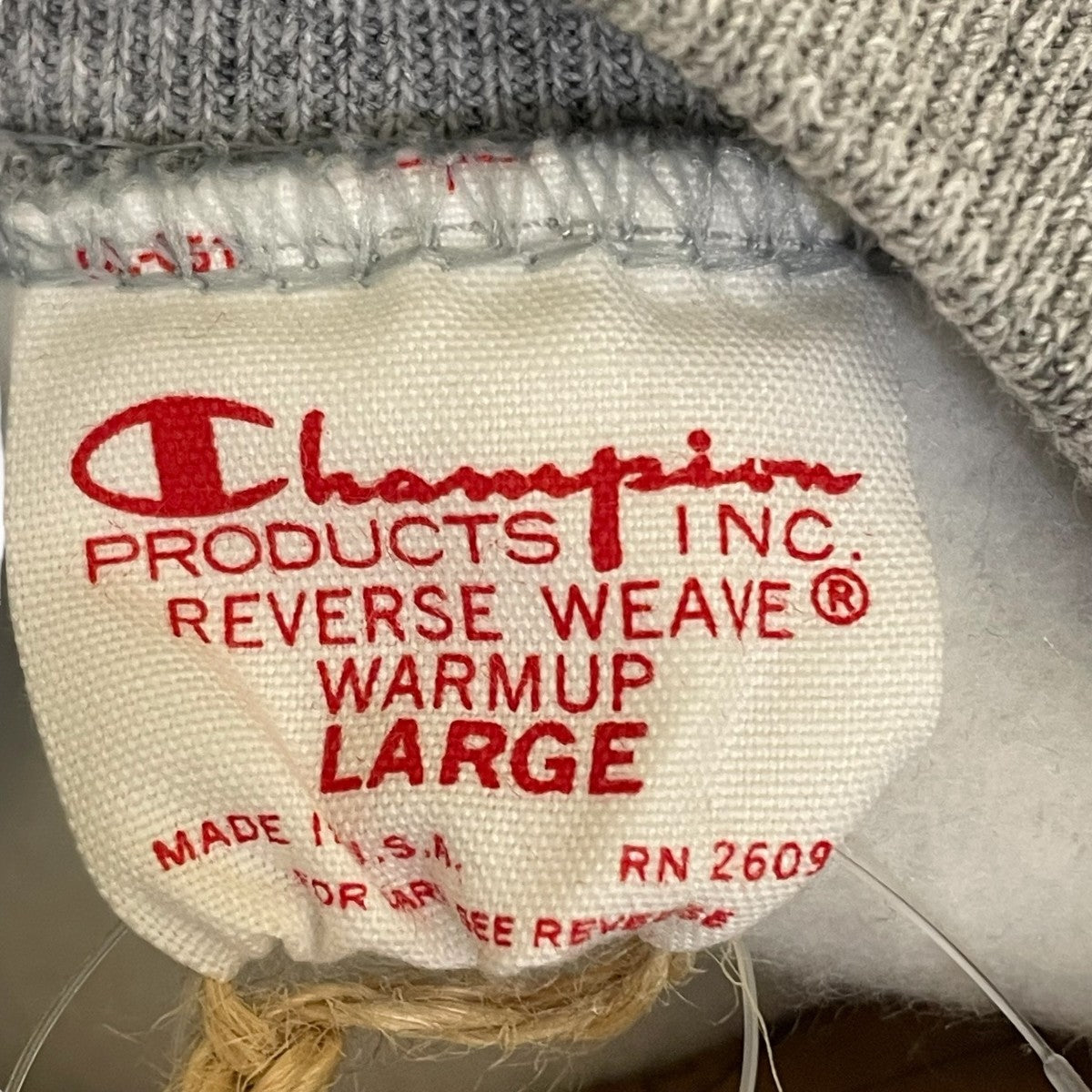 Champion リバースウィーブ クルーネック スウェットC5-U001 古着・中古-6枚目のアイテム画像