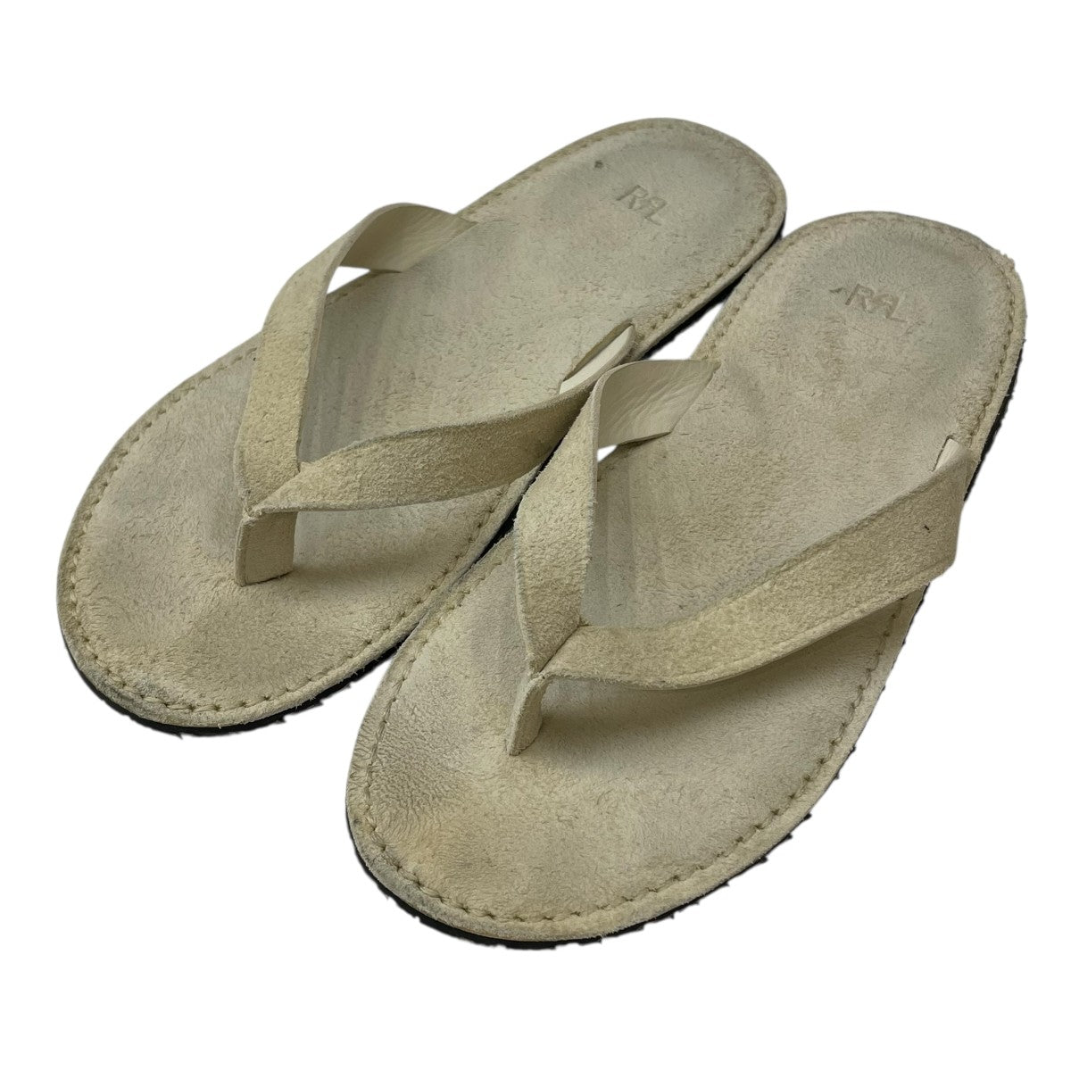 RRL(ダブルアールエル) Roughout Suede Flip Flop Sandalsビーチ