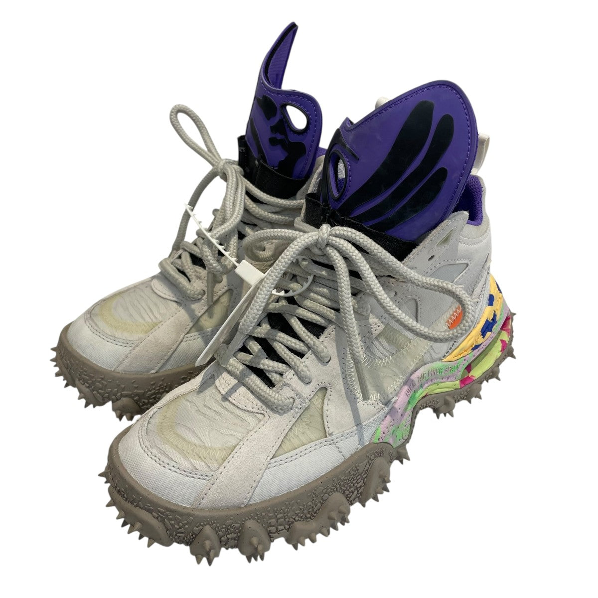 NIKE × OFF-WHITE / ハイカットスニーカー/23.5cm/DQ1615-100 NIKE×OFFWHITE Nike Air Terra FormaハイカットスニーカーDQ1615 100