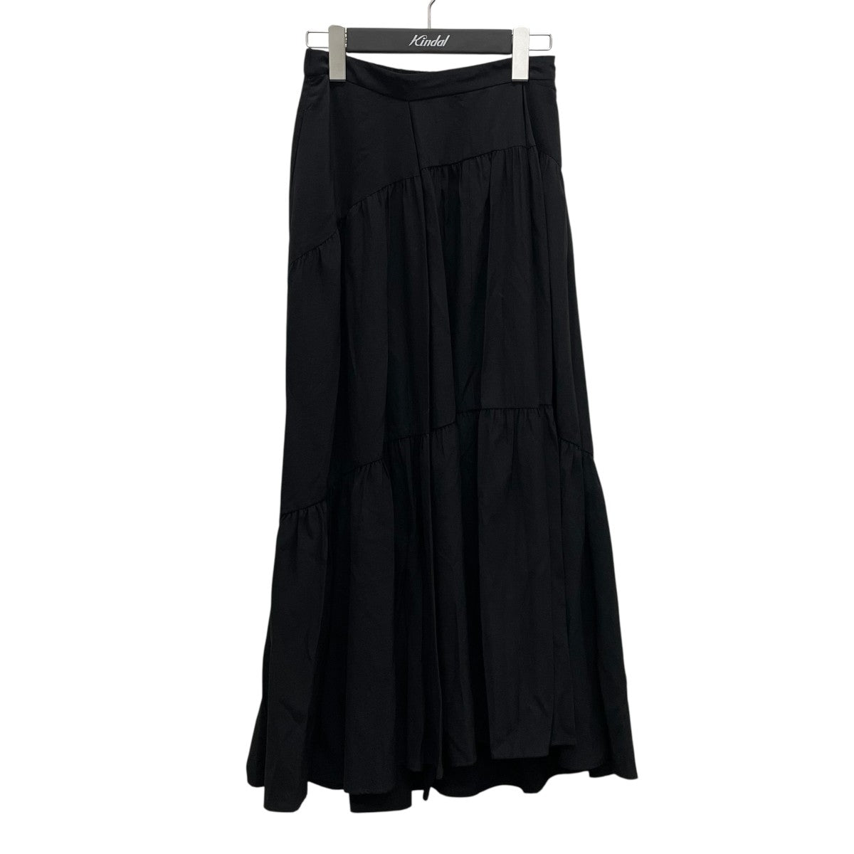 CLANE(クラネ) CURVE LINE TIERED SKIRTロングスカート13109