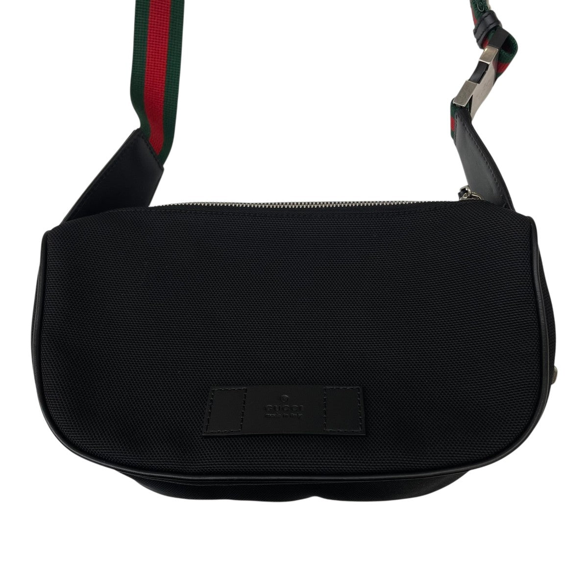 f21【極美品】グッチ　GGキャンバス　レザー　ブラック　ボディバッグ. GUCCI(グッチ) テクノキャンバス ボディバッグ 630920 ブラック