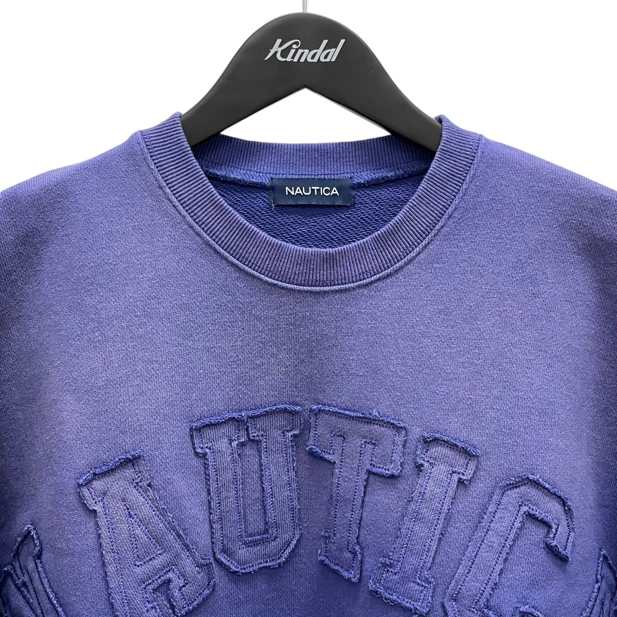 Garment Dyed Bleach Washed Arch Logo Crewneckスウェット243-1271
