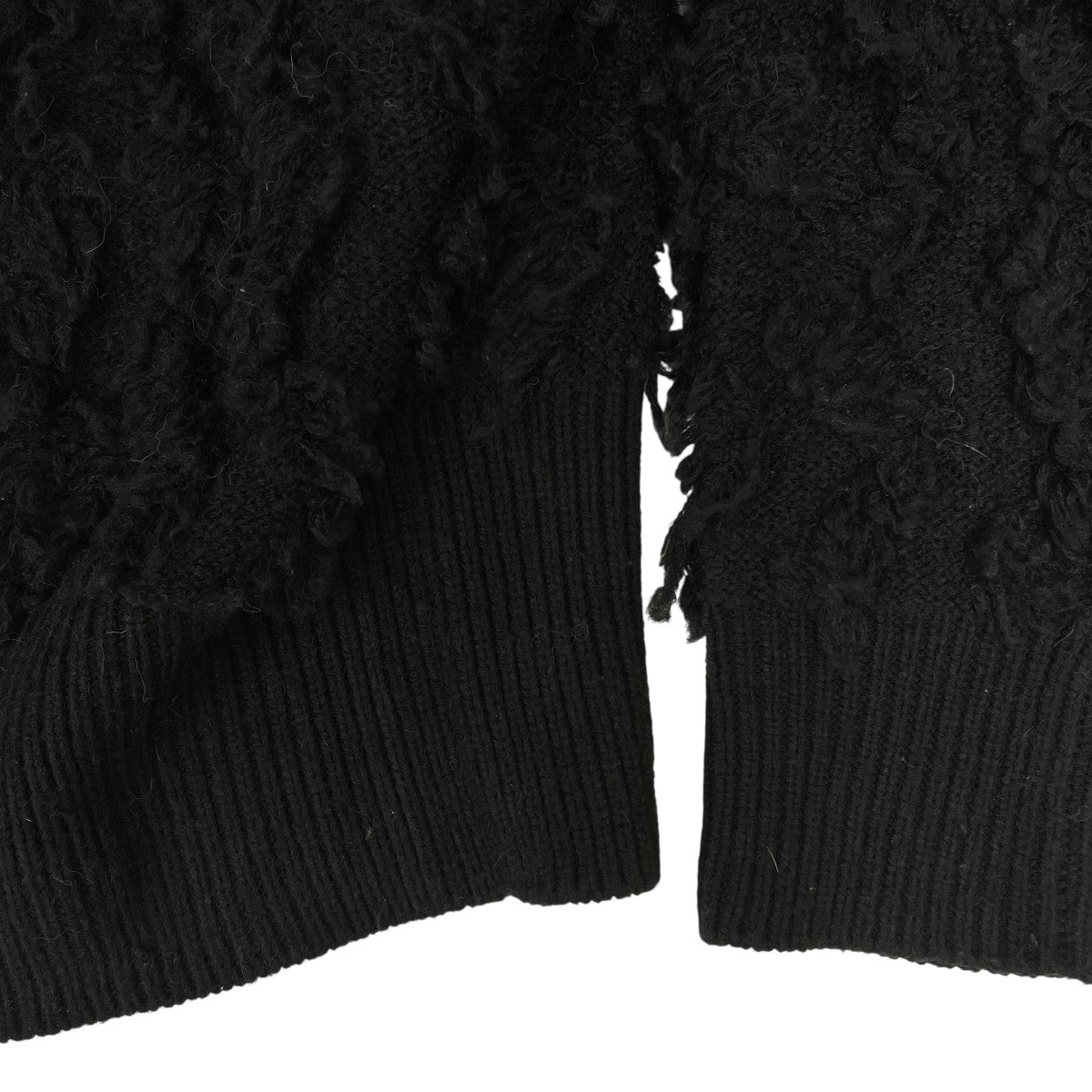 21AW2way fluffy fringe knit2WAY ニットカーディガン01120140990