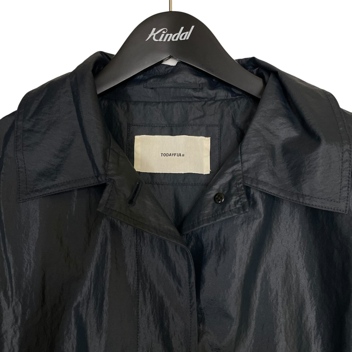 Nylon Soutiencollar Coatサテンカラーコート12510005