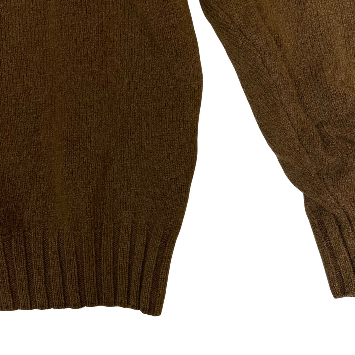 AURALEE 23AWWASHED FRENCH MERINO KNITクルーネックニットA23AP01SW 古着・中古-4枚目のアイテム画像
