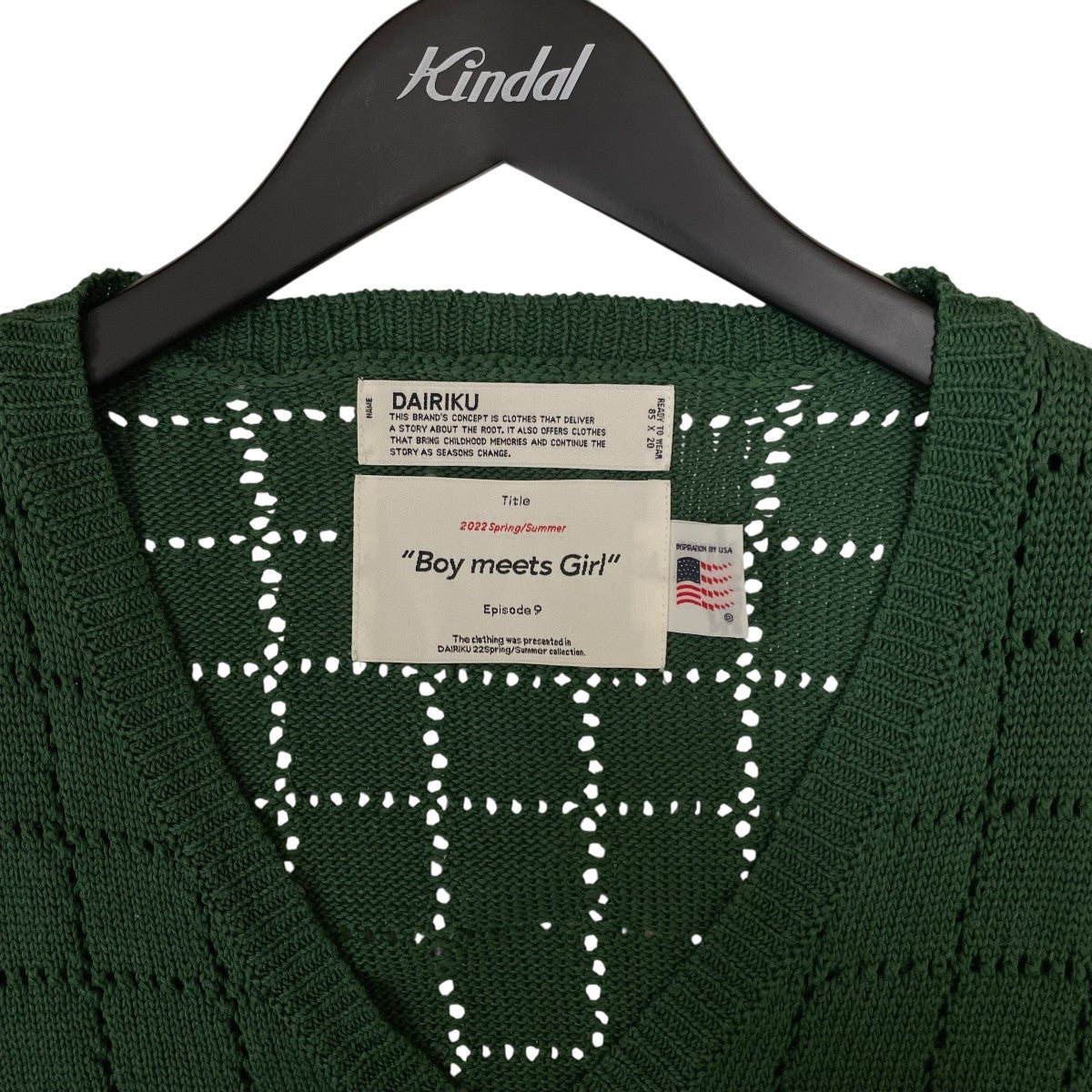 22SSA.J KNIT VESTニットベスト22SS K 4