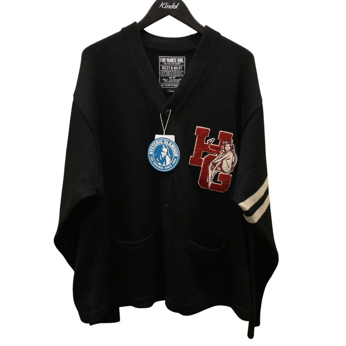 Hysteric Glamour(ヒステリックグラマー) 24AWSEE NO EVIL刺繍