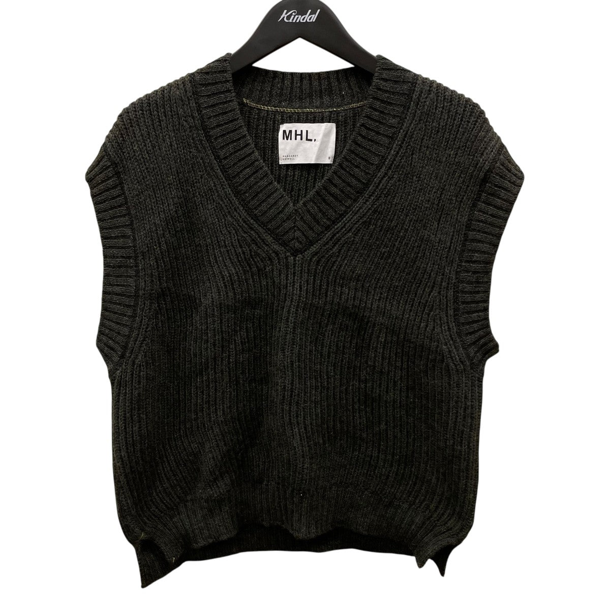 MHL(エムエイチエル) NATURAL WOOL RIB VESTニットベスト595 1261501