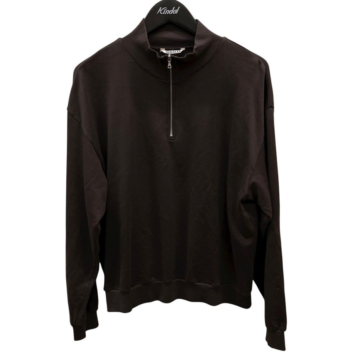 AURALEE ハーフジップスウェット AURALEE(オーラリー) 24AWSUPER HIGH GAUGE SWEAT ZIP P Oハーフ