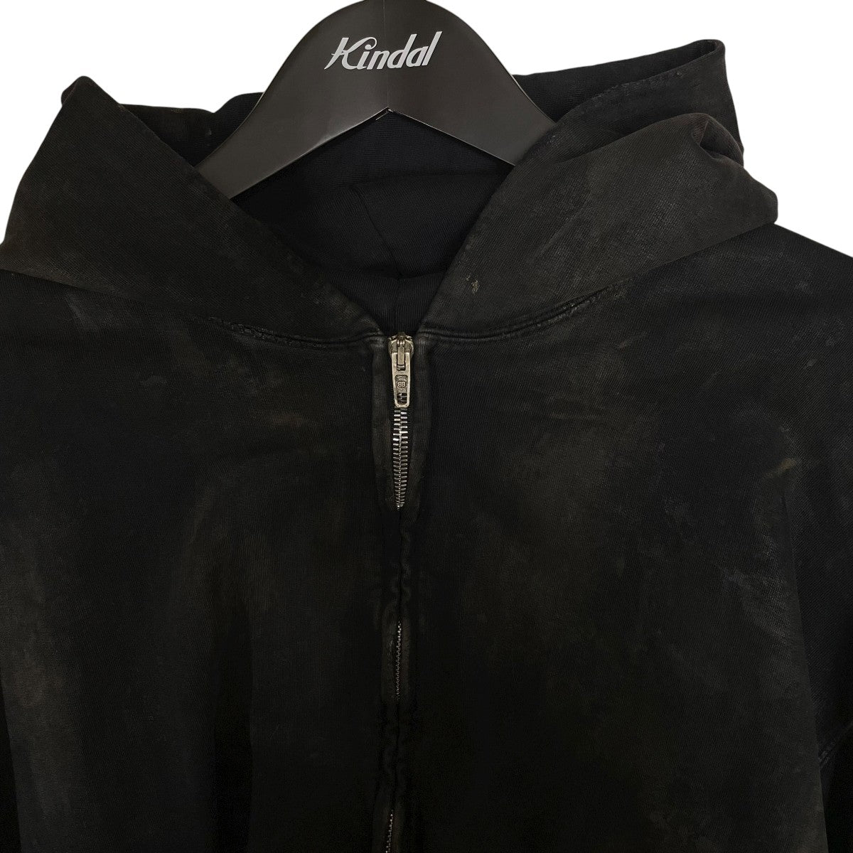23SSZip-Up Hoodieダメージ加工ジップパーカー744454