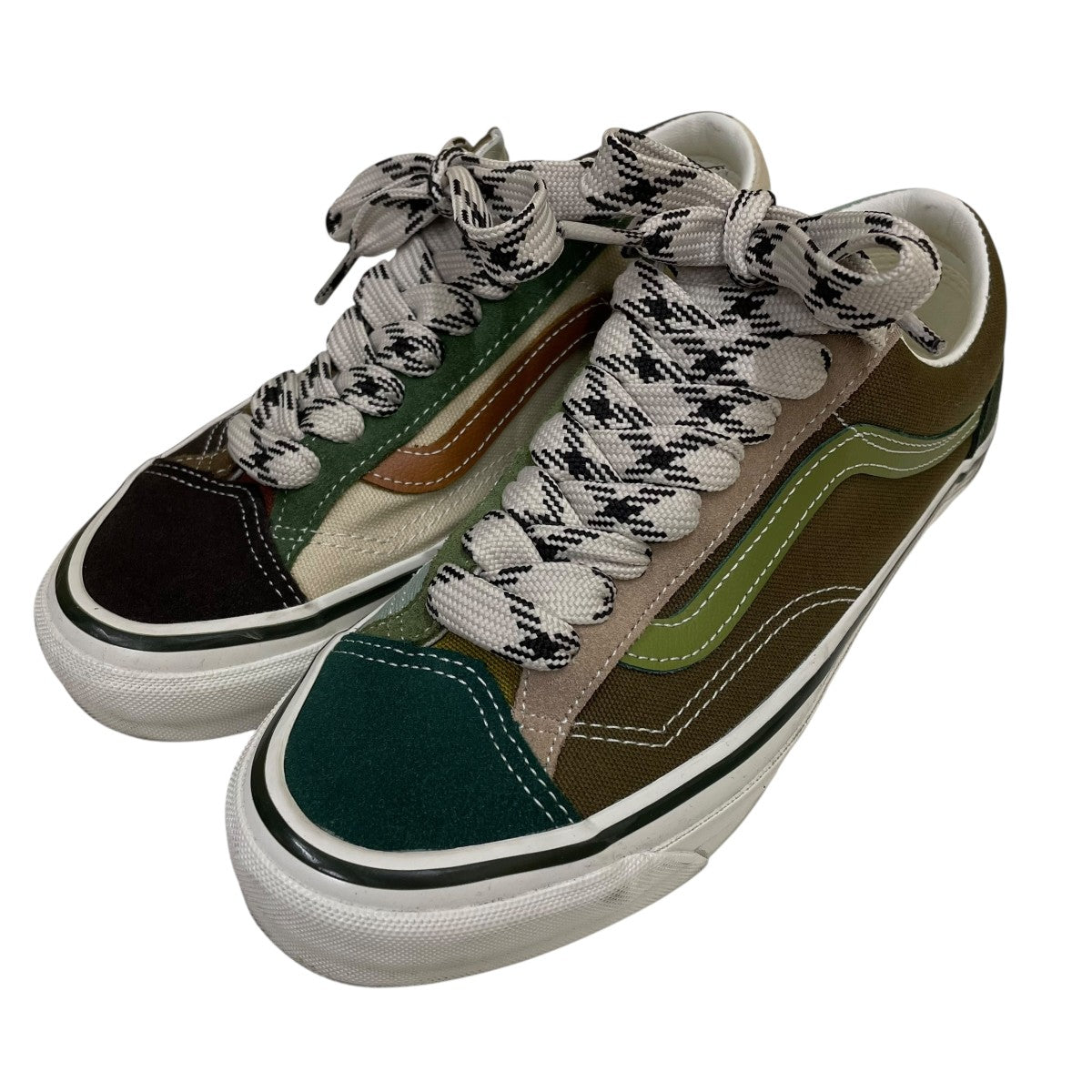 バンズのスニーカー Vans Old Skool 721278 Unisex Black Lace up Skateboard Shoes Size
