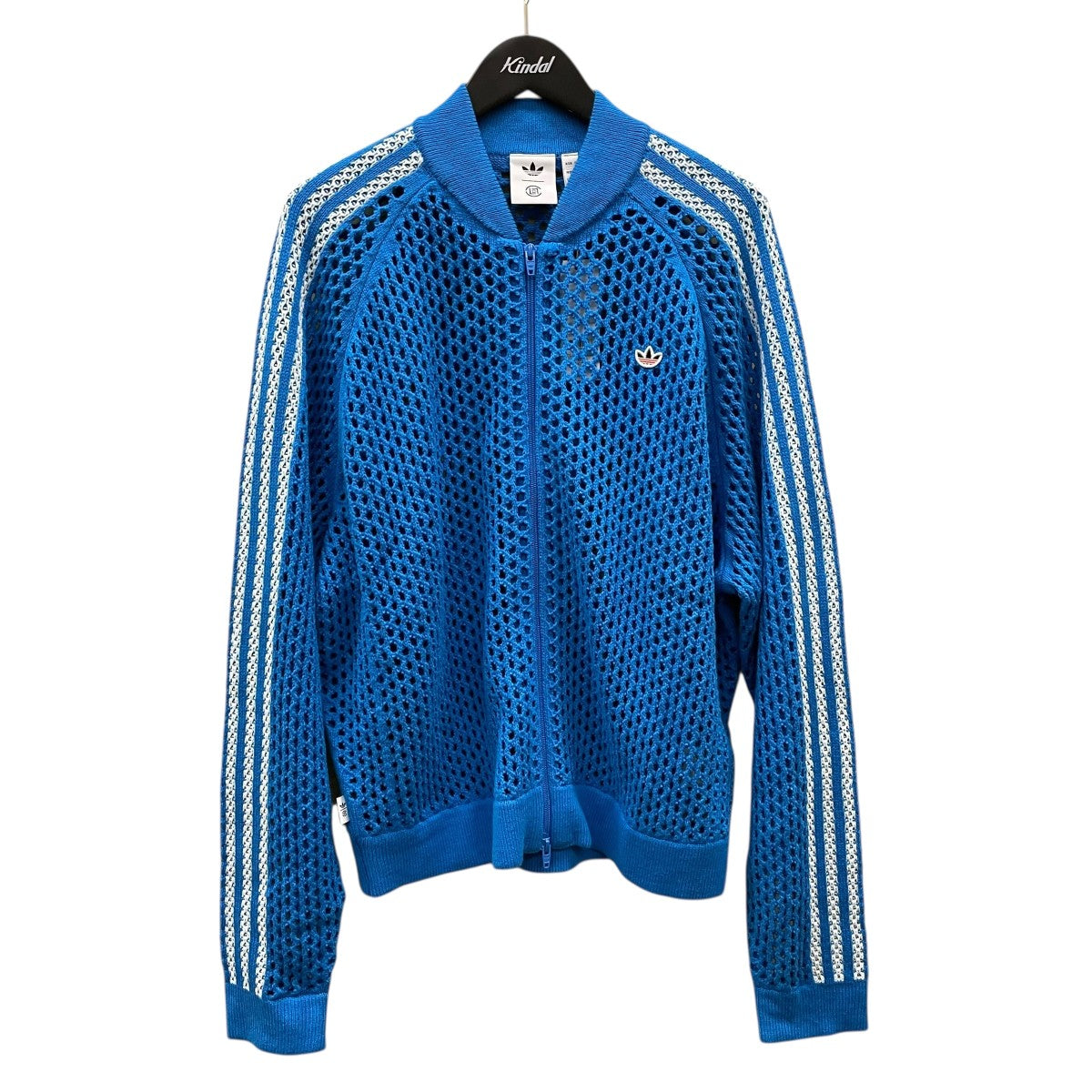 CROCHET TRACKTOP BRBLUEニットジャケットJF4268