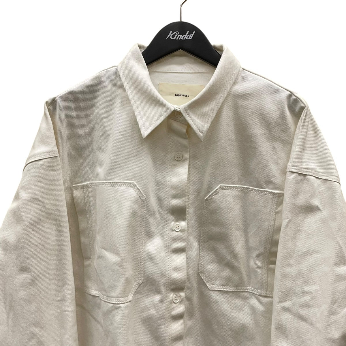 Cottontwill Over Shirts長袖ブラウス12420414