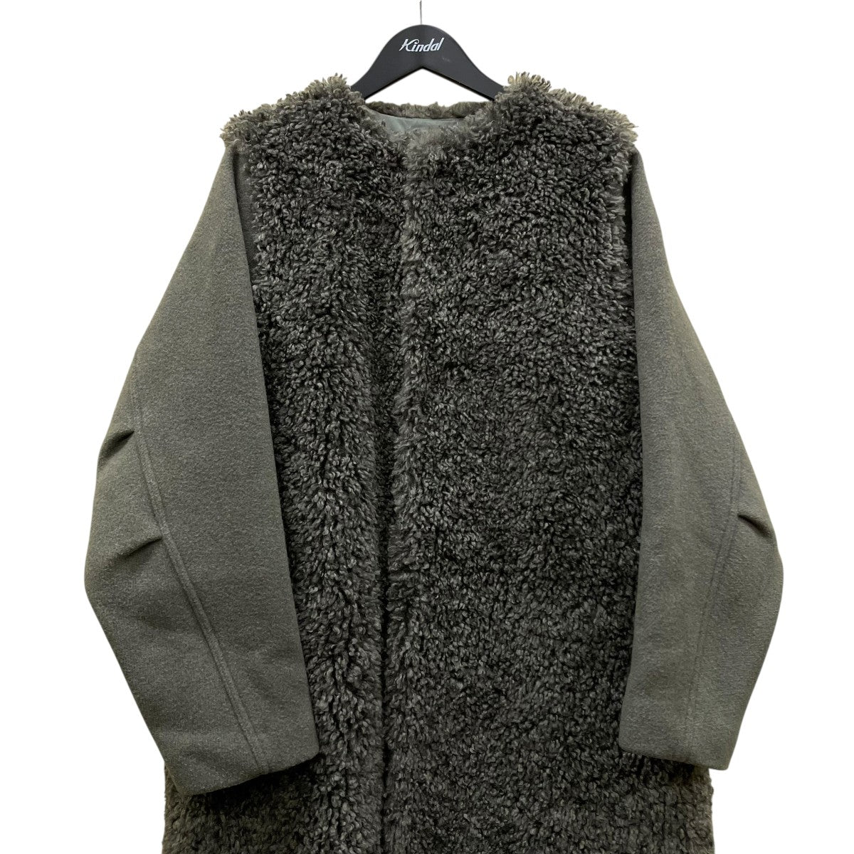 FAUX SHEARLING COATボアコート232-17425