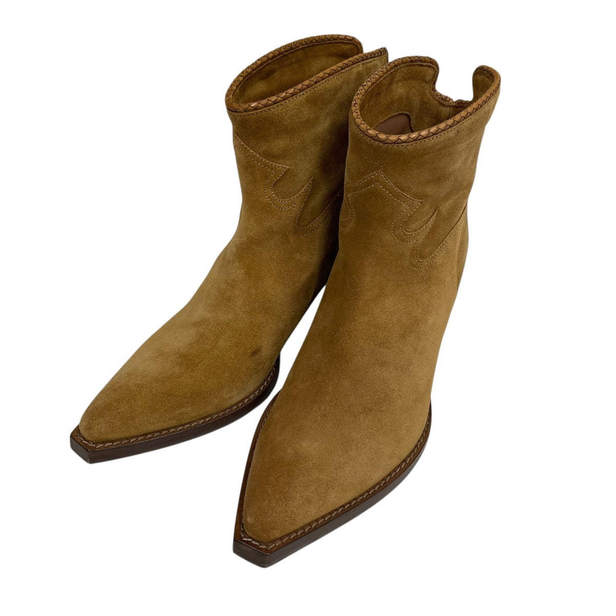 スウェードレザーブーツ